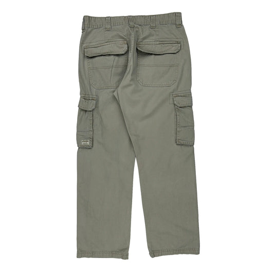 Wrangler Cargo Trousers - 34W 30L Grey Cotton