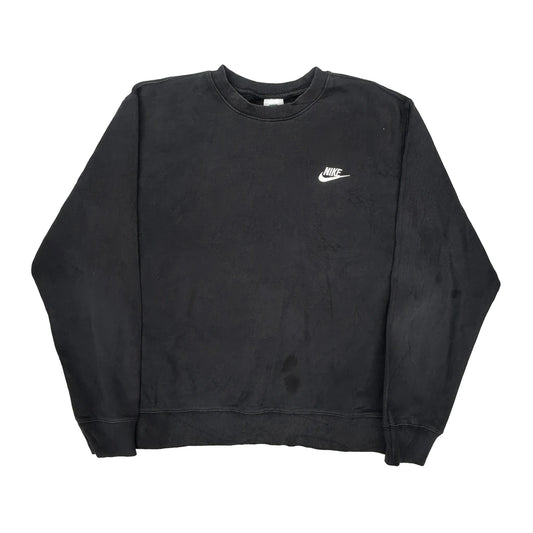 Nike Sweatshirt - Medium Black Cotton