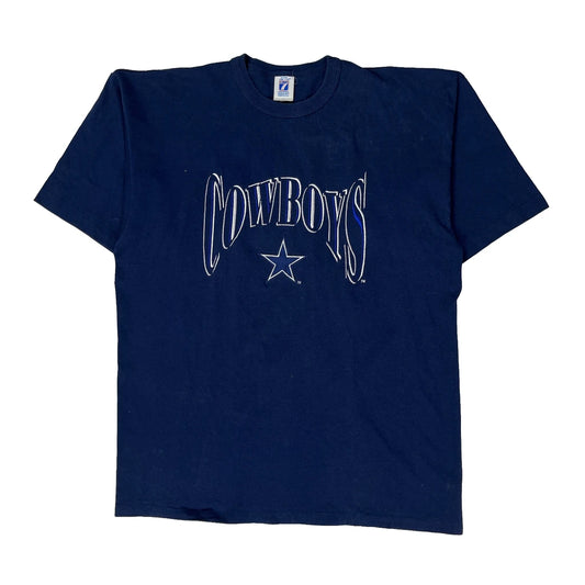 Dallas Cowboys Logo 7 Graphic T-Shirt - XL Navy Cotton
