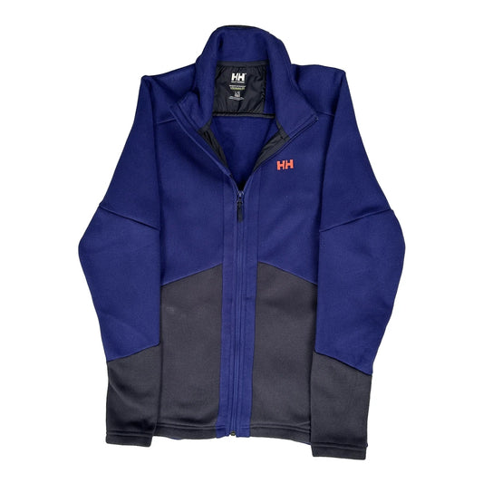Vintage Helly Hansen Fleece Jacket - Large Blue Polyester