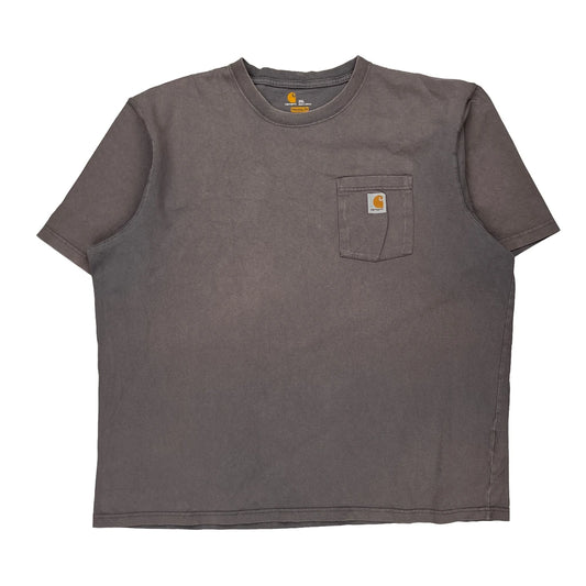International Lineman'S Rodeo Carhartt Graphic T-Shirt - 2XL Grey Cotton
