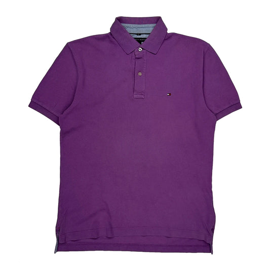 Vintage Tommy Hilfiger Polo Shirt - Medium Purple Cotton