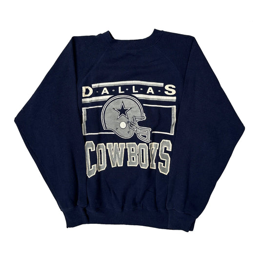 Vintage Made In USA Dallas Cowboys Ultra Sweats Nfl Sweatshirt - XL Navy Cotton