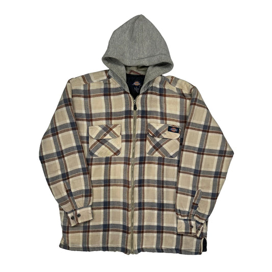 Dickies Checked Jacket - Medium Grey Cotton