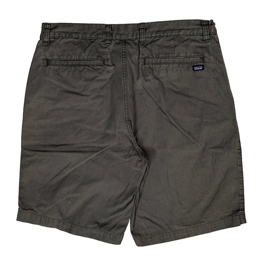 Patagonia Chino Shorts - 32W 9L Grey Cotton