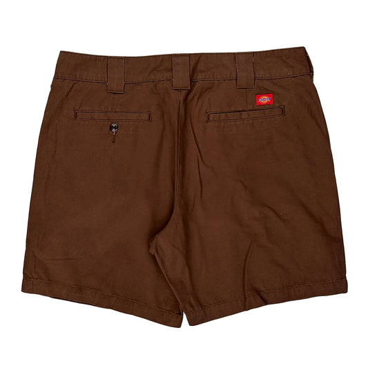 Dickies Chino Shorts - 34W 6L Brown Cotton