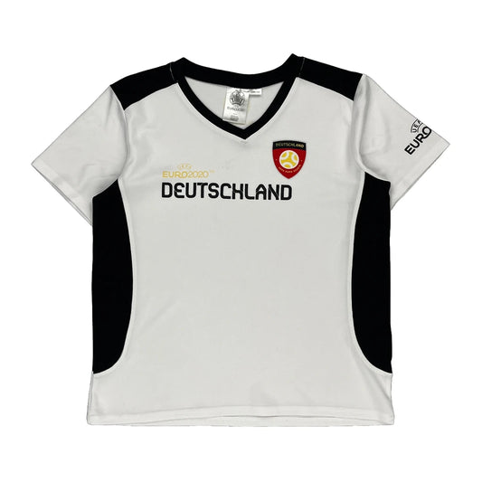 Deutschland Euro 2020 Graphic Football Shirt - Medium Black Polyester