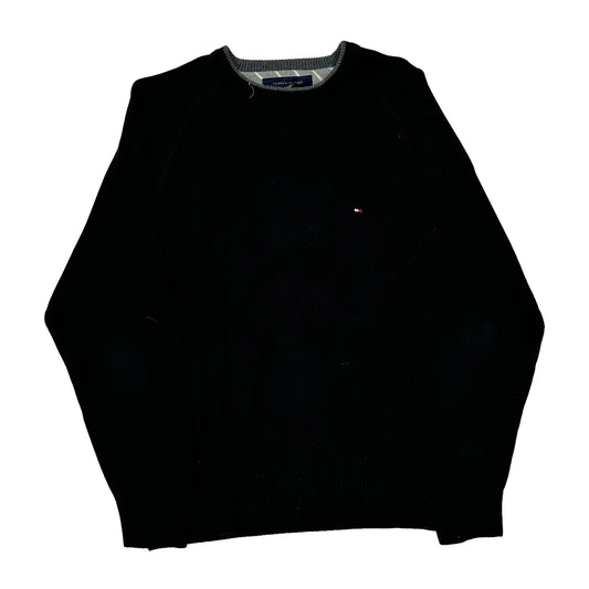 Tommy Hilfiger Jumper - Medium Black Cotton