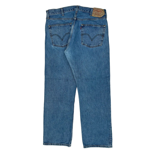 501 Levis Jeans - 36W 31L Blue Denim