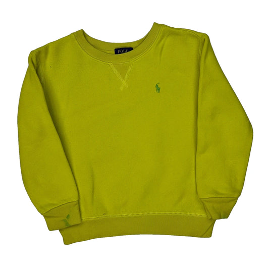 Age 5 Polo By Ralph Lauren Sweatshirt - XS Yellow Cotton