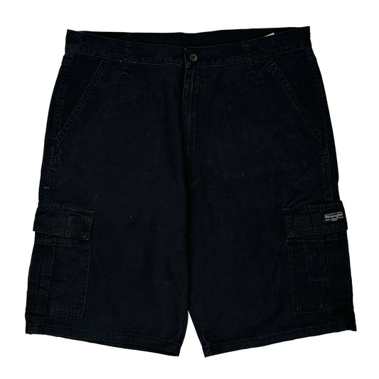 Wrangler Cargo Cargo Shorts - 36W 10L Black Cotton