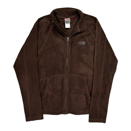 The North Face Fleece Jacket - Large Brown Polyester