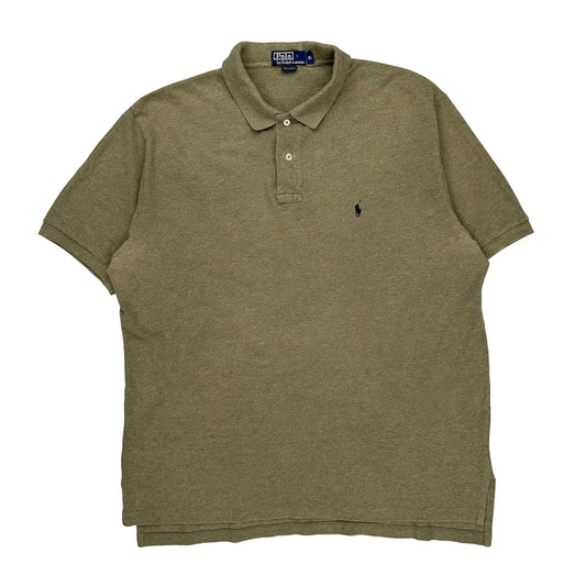 Polo By Ralph Lauren Polo Shirt - XL Khaki Cotton