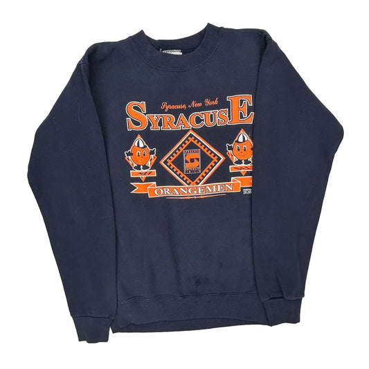 Syracuse Orangemen, Age 14-16 20/20 College Sweatshirt - Large Navy Cotton