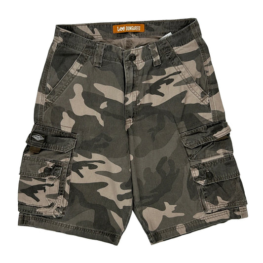 Lee Cargo Shorts - 30W 11L Camo Cotton