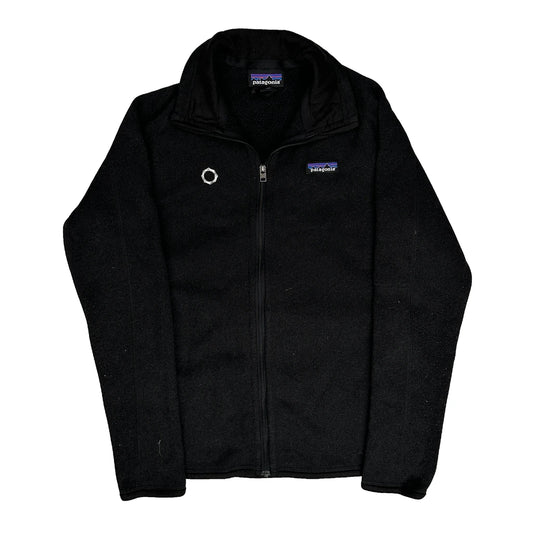 Patagonia Fleece Jacket - Small Black Polyester