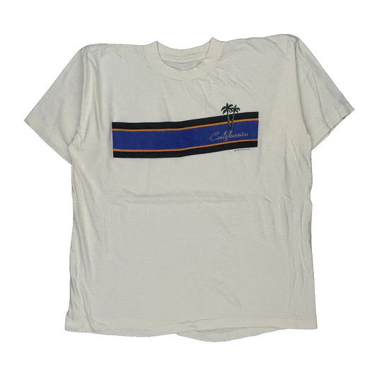 Unbranded Single Stitch T-Shirt - 2XL Black Cotton