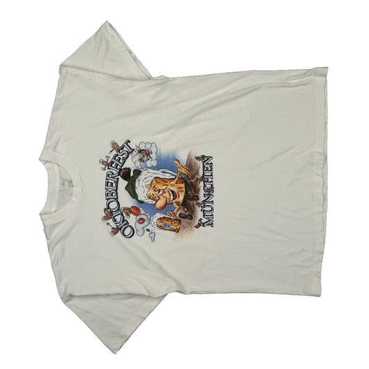 Oktoberfest München Screen Stars Single Stitch T-Shirt - XL White Cotton