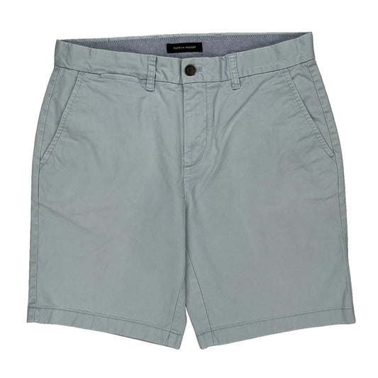Tommy Hilfiger Chino Shorts - 32W 9L Light Wash Cotton