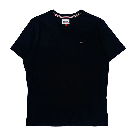 Tommy Jeans T-Shirt - Medium Navy Cotton