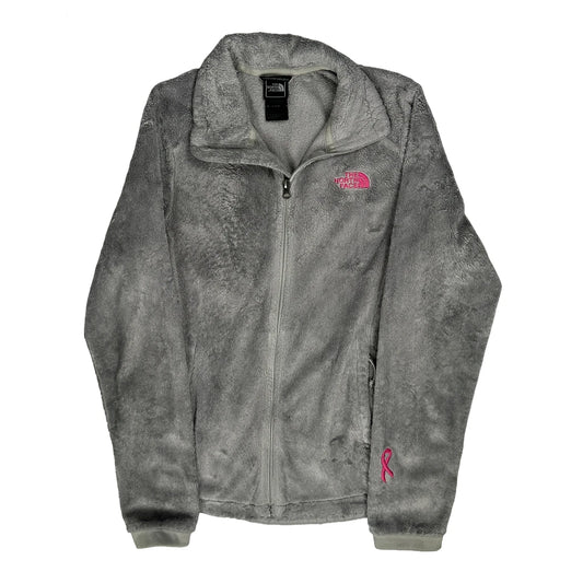 The North Face Fleece Jacket - Small Grey Polyester