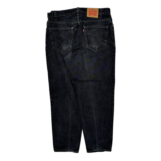 90S Levis Jeans - 36W 30L Black Cotton