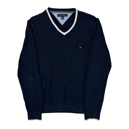 Tommy Hilfiger Jumper - Large Navy Cotton