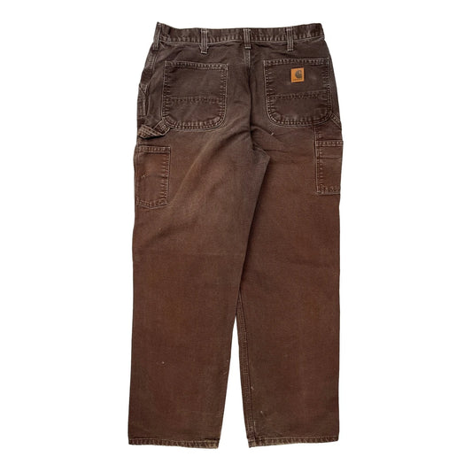 Carhartt Dungarees - 33W 34L Brown Cotton