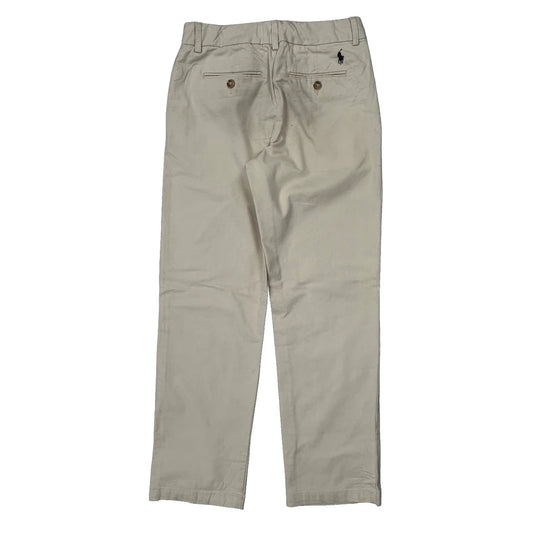 Vintage Age 12 Polo By Ralph Lauren Chinos - Large Beige Cotton