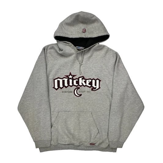 Disneyland Resort 1955 Disney Graphic Hoodie - XL Grey Cotton Blend