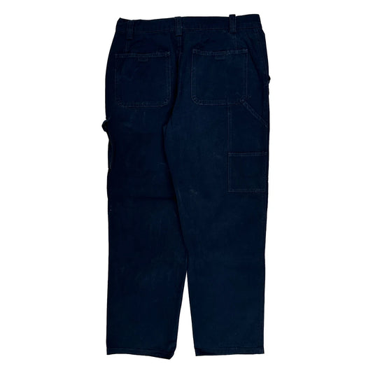 Jackeroo Carpenter Trousers - 32W 30L Navy Cotton