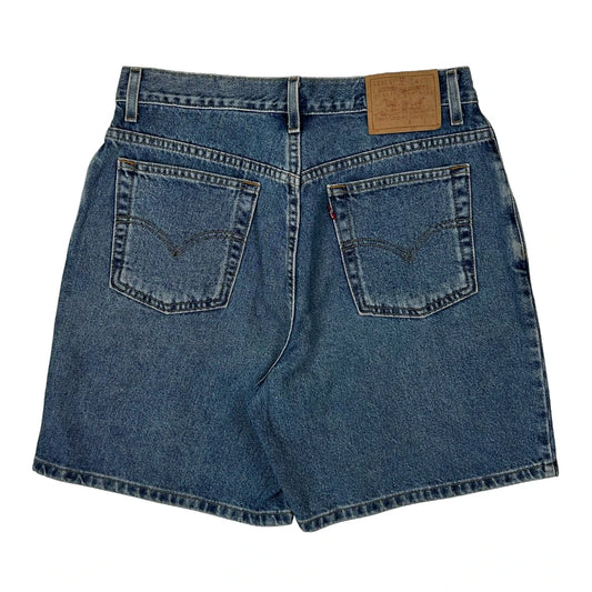 Vintage Levis Denim Shorts - 30W UK 12 Blue Cotton
