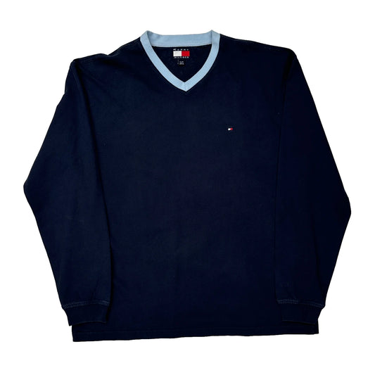 Tommy Hilfiger Long Sleeve T-Shirt - XL Navy Cotton