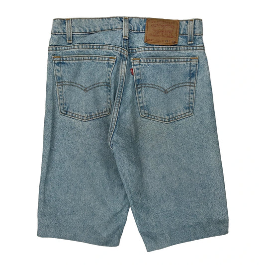 Levis Slim Fit Denim Shorts - 29W 11L Light Wash Cotton