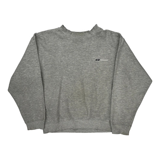 Reebok Sweatshirt - Medium Grey Cotton Blend