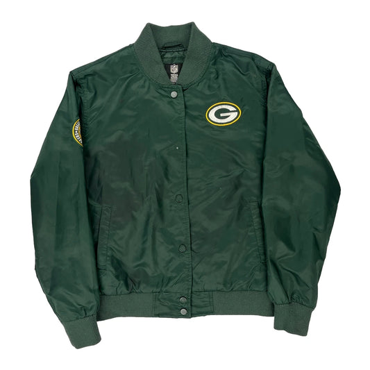 Green Bay Packers N.F.L. Team Apparel Varsity Jacket - Medium Green Polyester