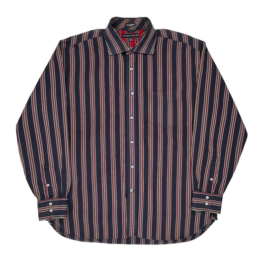 Tommy Hilfiger Striped Shirt - XL Multicoloured Cotton