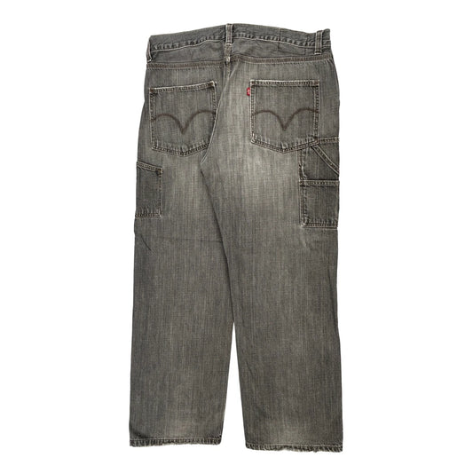 Levis Carpenter Jeans - 36W 31L Grey Cotton