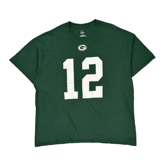 Green Bay Packers Majestic Nfl T-Shirt - 2XL Green Cotton