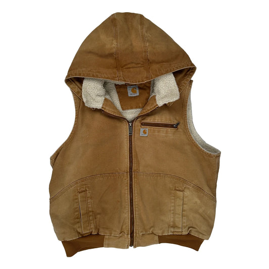 Carhartt Gilet - 2XL Brown Cotton