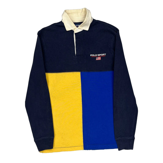 Polo Sport Rugby Shirt - XS Blue Cotton