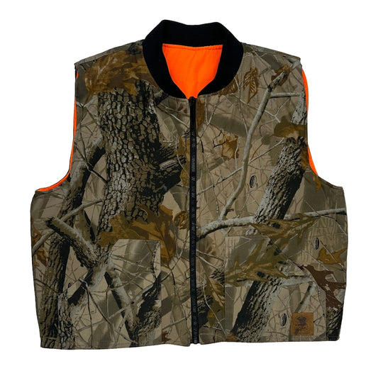 Vintage Bob Allen Gilet - Large Camo Cotton Blend