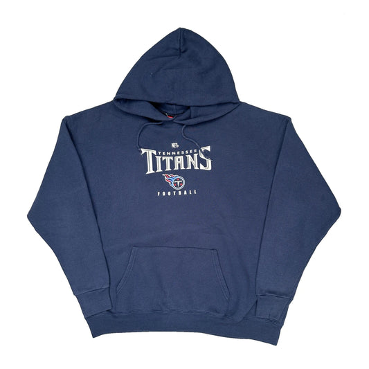 Tennessee Titans Nfl Hoodie - 2XL Navy Cotton Blend