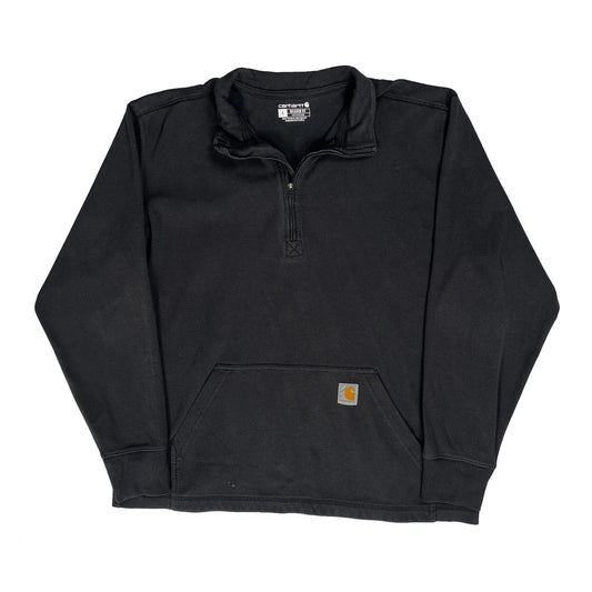 Carhartt 1/4 Zip - Large Black Cotton