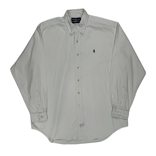 Ralph Lauren Shirt - Large White Cotton