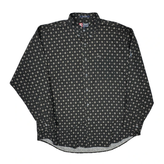 Chaps Ralph Lauren Shirt - XL Black Cotton