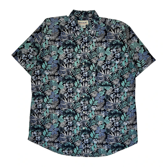 Benchline Tall Hawaiian Shirt - Large Multicoloured Cotton