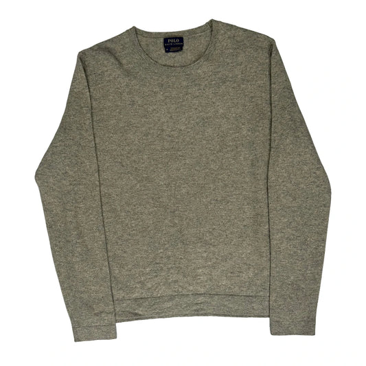 Polo By Ralph Lauren Jumper - Medium Grey Wool Blend