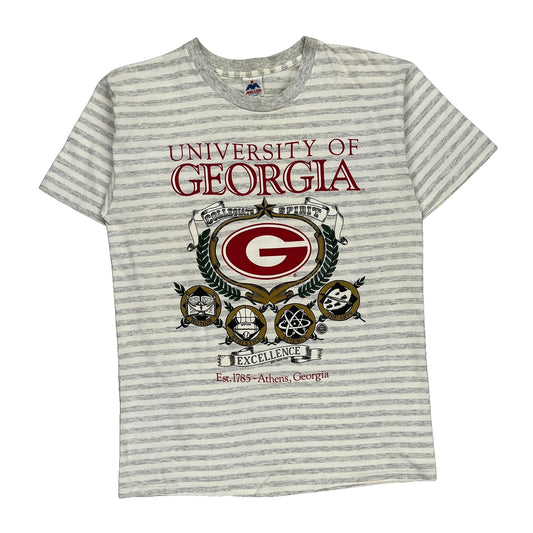 University Of Georgia Miller College T-Shirt - Large White Cotton