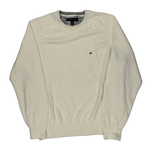 Tommy Hilfiger Jumper - XL Cream Cotton